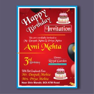 birthday wish card cdr