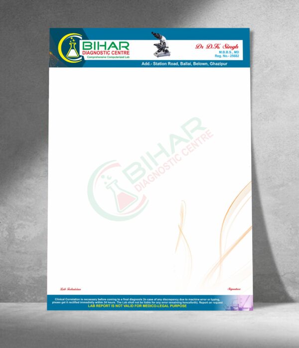 athology Lab Report Pad Design Cdr