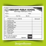 college payment receipt