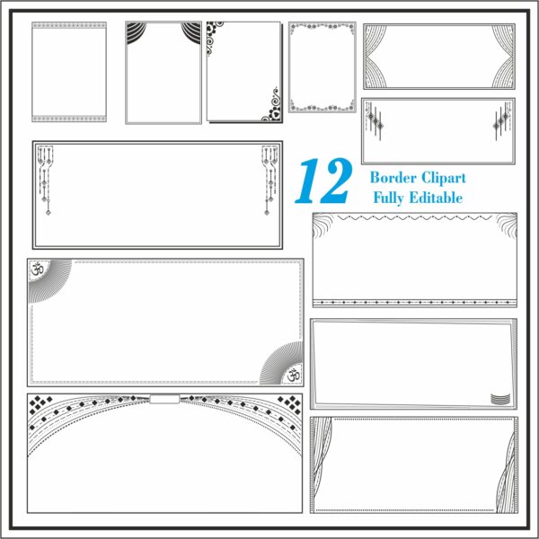 Border Clipart Design CDR File - Designs Havean