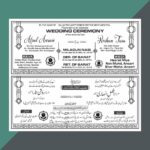 Muslim Wedding Card Urdu English